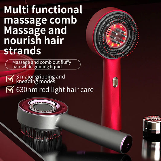 Electric Red Light Hair Growth Massage Comb Applicator