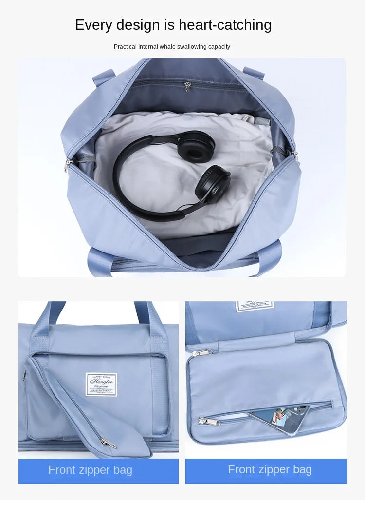 Large Capacity Expanding Travel Bags Luggage Organizer Bag Handbag Waterproof Portable Foldable Travel Clothes Storage Bag New