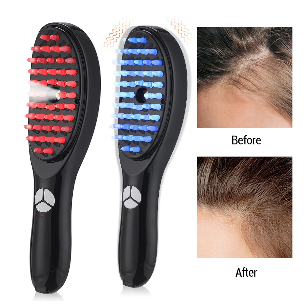 LED Electric Massage Comb for Hair Growth Therapy