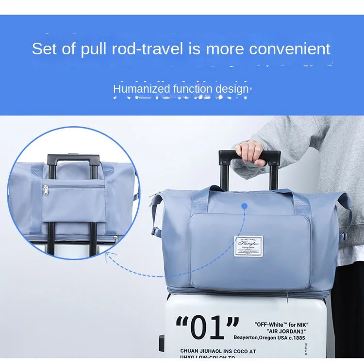 Large Capacity Expanding Travel Bags Luggage Organizer Bag Handbag Waterproof Portable Foldable Travel Clothes Storage Bag New