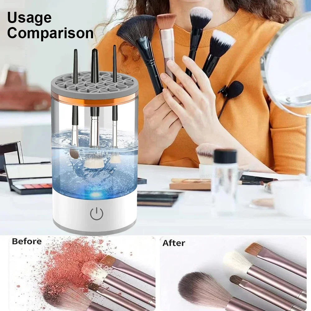 USB Electric Makeup Brush Cleaner and Quick Dry Tool